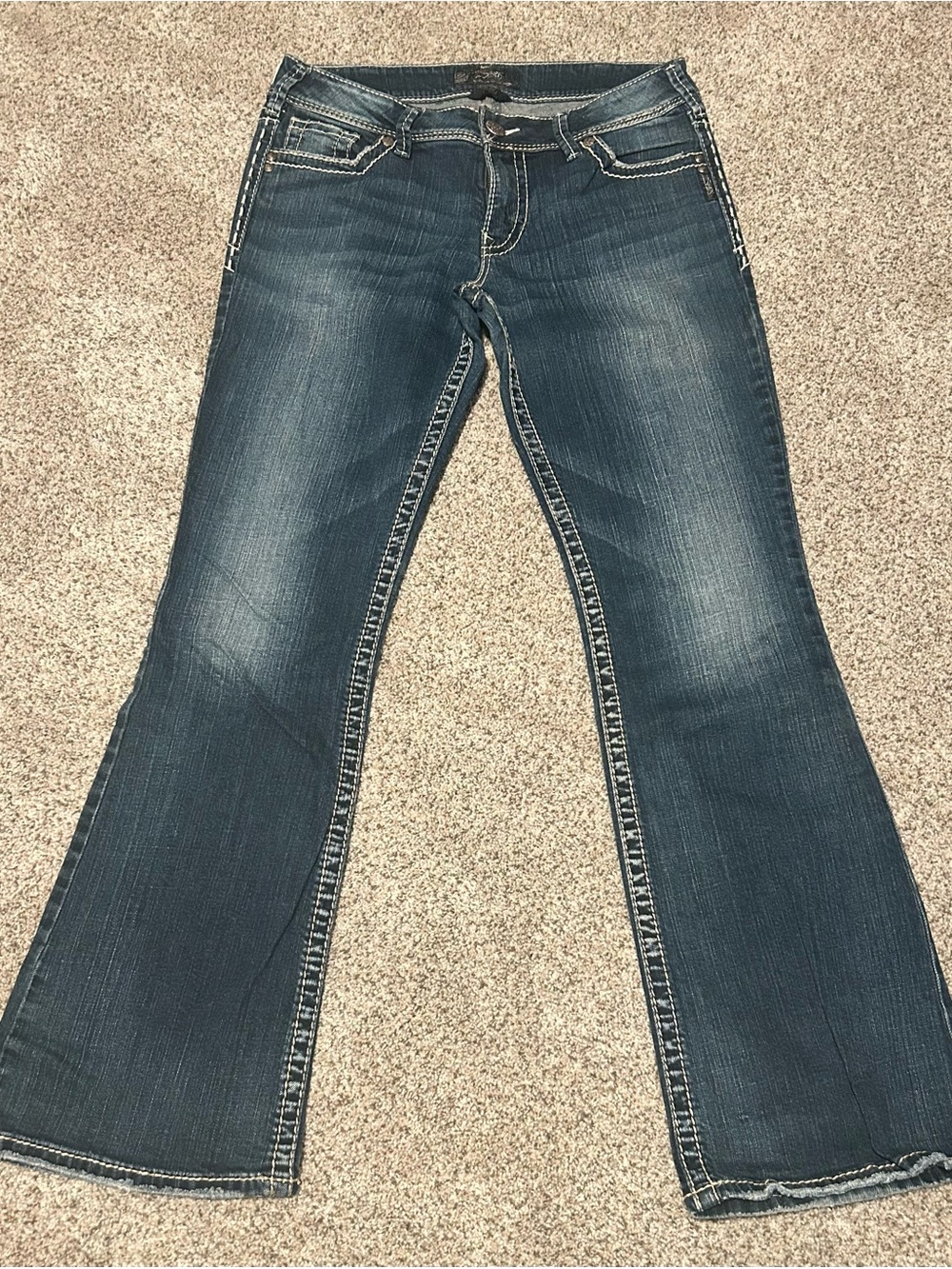 Like New W31 x L32 Silver Jeans - Suki